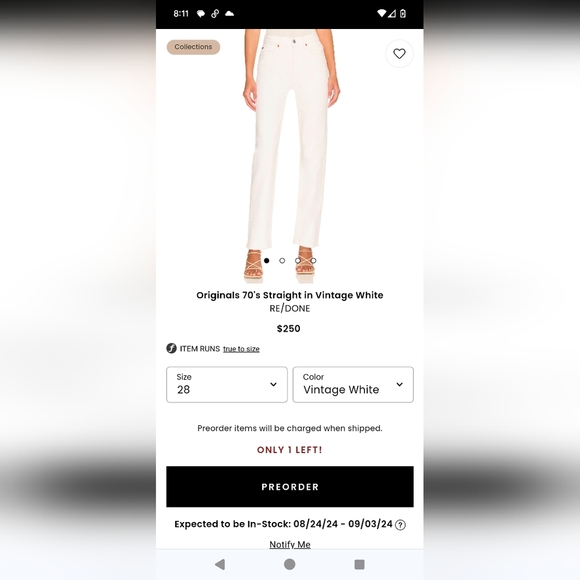 RE/DONE | Originals 70's Straight - Picture 5 of 6